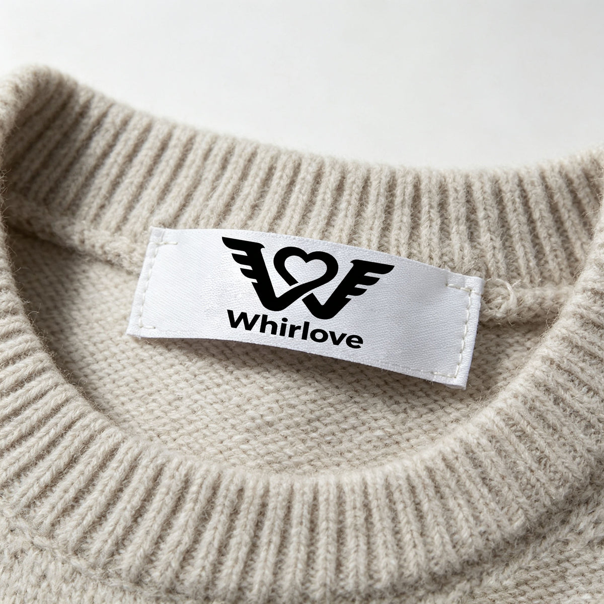 Whirlove Soft Knit Pullover Sweater, Relaxed‑Fit Crewneck Long Sleeve Casual Warm Sweat Jumper for Daily Wear