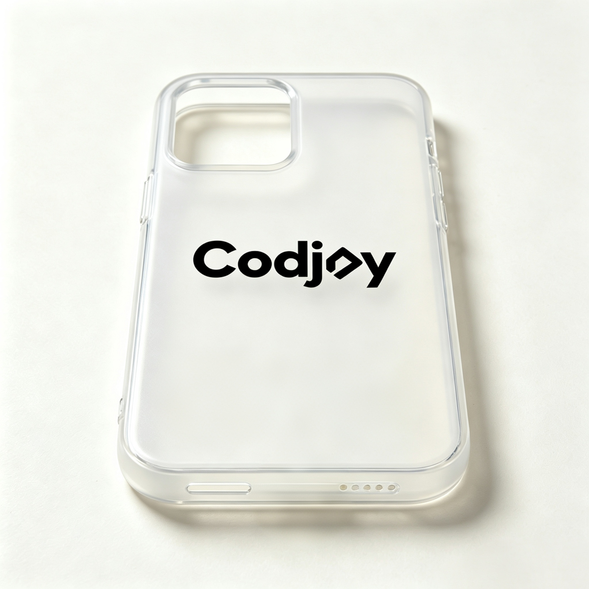 Codjoy Slim Clear Matte Cell Phone Case, Durable Drop‑Protection Phone Shell, Non‑Slip Translucent Protective Cover
