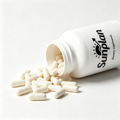 Sunplan Plant-Derived Dietary Supplement Capsules, All Natural Herbal Wellness Pills for Daily Vitality & Glowing Skin