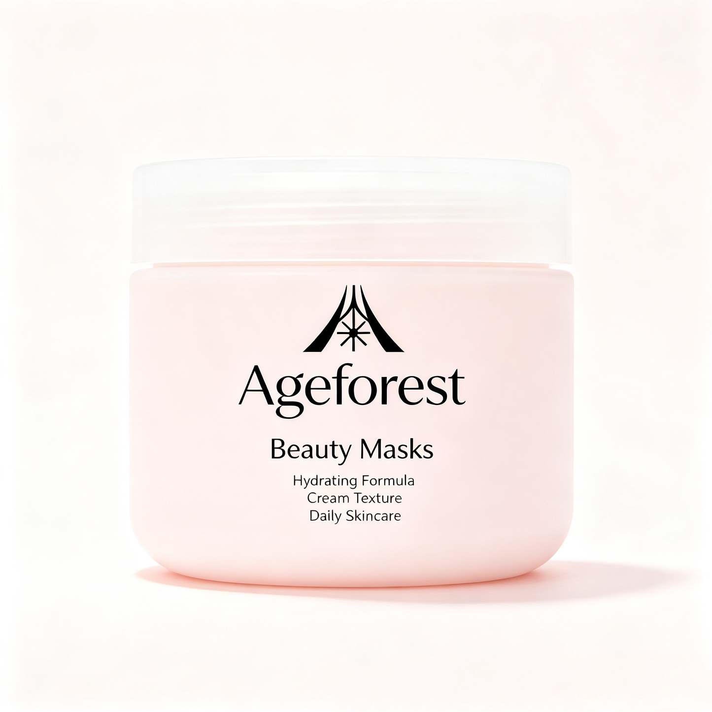 Ageforest Hydrating Cream Beauty Mask, Daily Moisturizing Facial Mask for All Skin Types, Nourishing Soft Cream Mask Repair Dry Dull Skin, Hydrating Skincare Treatment Mask