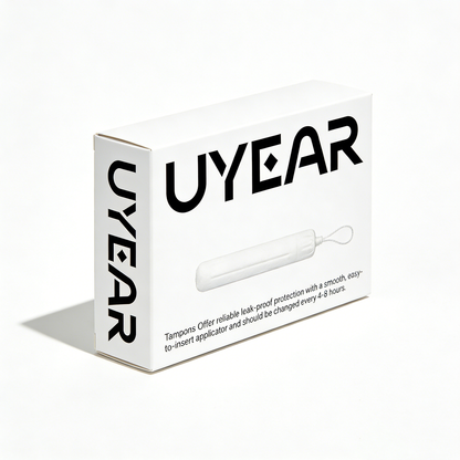 UYEAR Tampons Smooth Insertion, Discreet Comfort