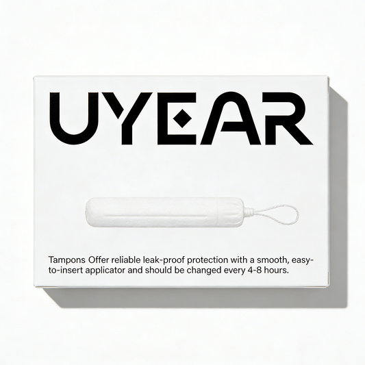 UYEAR Tampons Smooth Insertion, Discreet Comfort