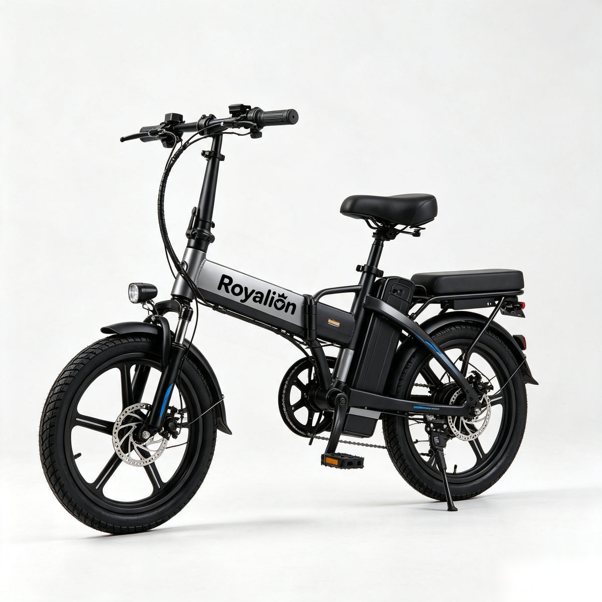 Royalion Folding Electric Bike, Multi-Mode Commuter Electric Bicycle, Eco-Friendly Lightweight E-Bike for Daily Urban Travel & Leisure Riding