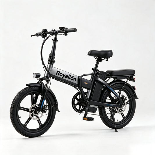 Royalion Folding Electric Bike, Multi-Mode Commuter Electric Bicycle, Eco-Friendly Lightweight E-Bike for Daily Urban Travel & Leisure Riding