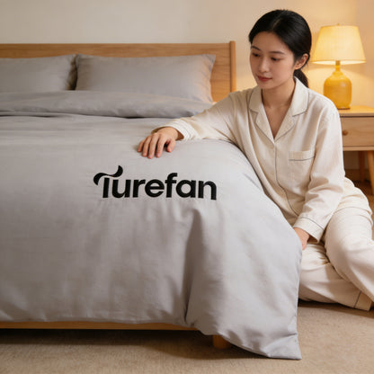 【Turefan Premium Cotton Quilt Cover】—— Timeless Softness for a Peaceful Sleep