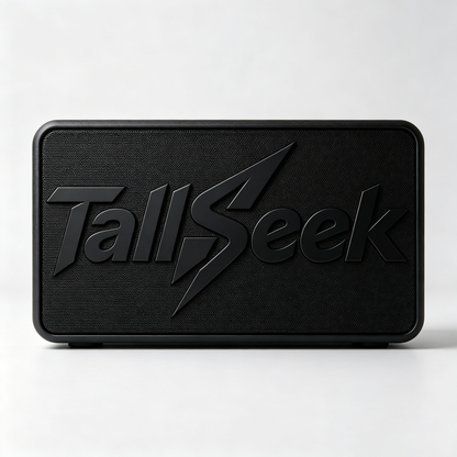 TallSeek Portable Bluetooth Stereo Speaker, Rich Bass Wireless Personal Stereo, Long Playback Waterproof Audio Speaker for Home, Travel, Outdoor Party & Desktop Use