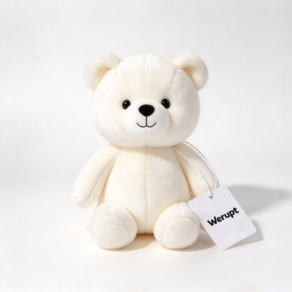 Werupt Cream White Teddy Bear Plush Toy, Soft Stuffed Animal Bear Plush Doll for Kids Gift Home Decor
