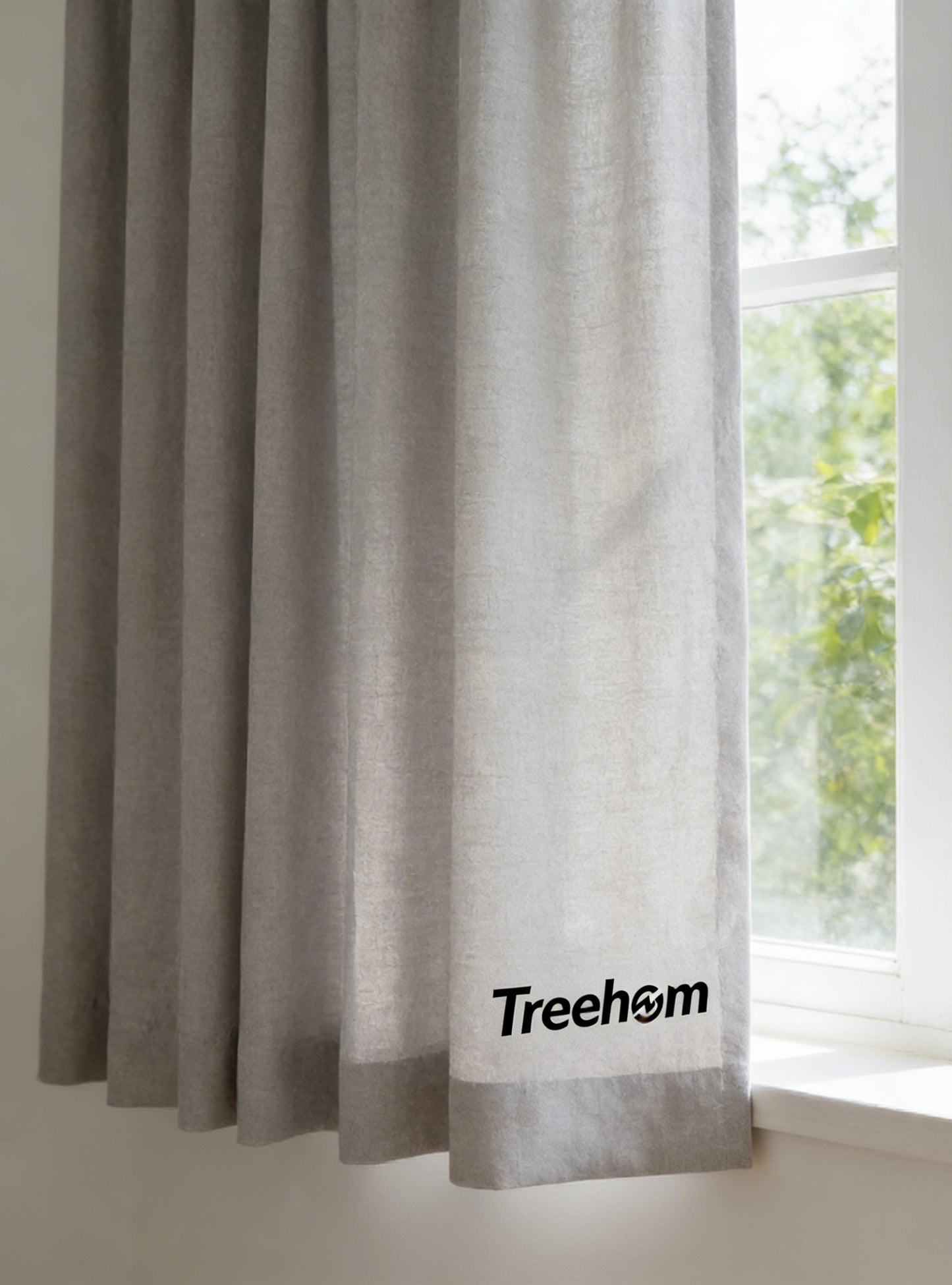 【Treehom Linen-Cotton Window Curtain】—— Natural Serenity for Your Living Space