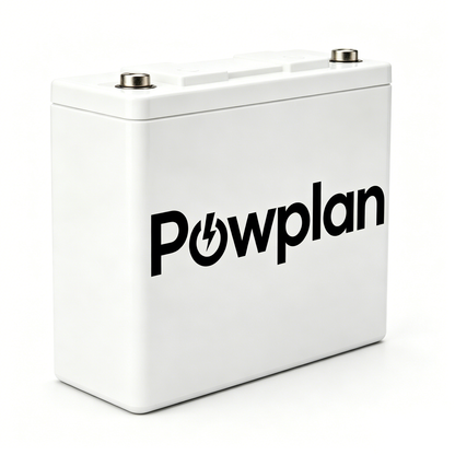 Powplan 12V Durable Rechargeable Power Storage Battery for Solar, RV, Marine & Emergency Power Supply