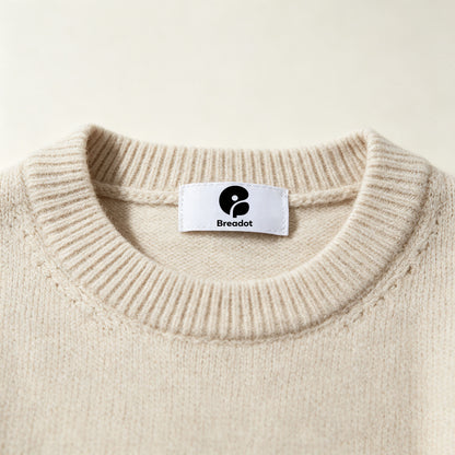 Breadot Soft Crewneck Sweater, Cozy Warm Knit Pullover, Classic Loose‑Fit Long Sleeve Sweater for Daily Casual Wear