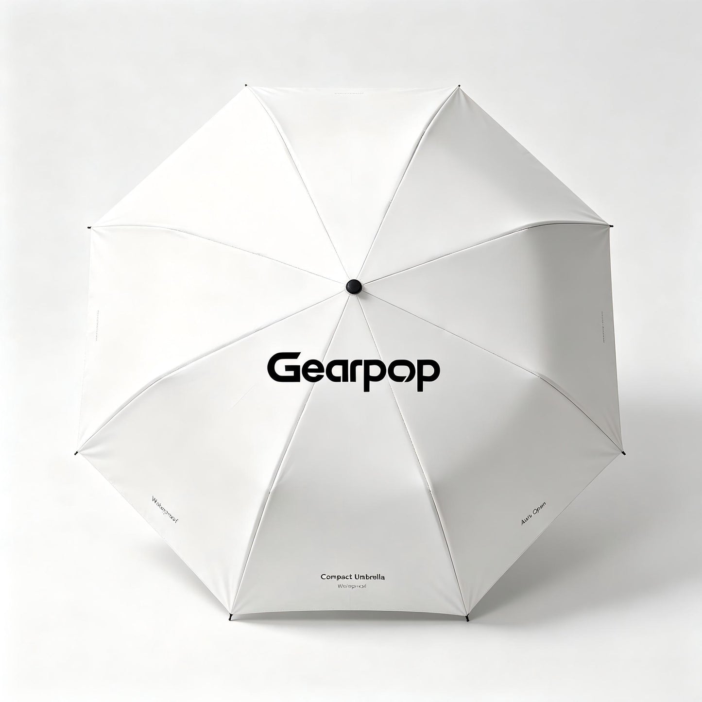 Gearpop Compact Folding Umbrella, Portable Mini Travel Umbrella with Water Repellent Quick Dry Canopy, Lightweight Windproof Pocket Umbrella with Storage Pouch for Rain & Sun Protection