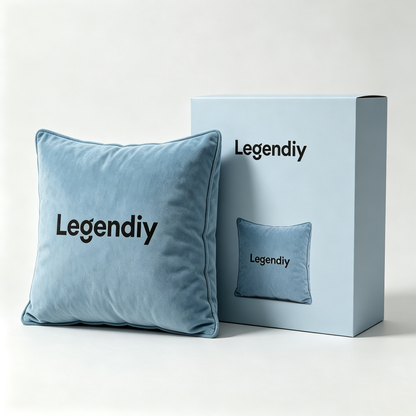 Legendiy Velvet Square Decor Throw Pillow, Luxury Soft Accent Cushion for Sofa, Couch, Bedroom, Living Room & Farmhouse Home Decor