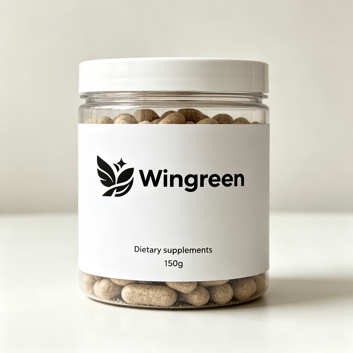 Wingreen Natural Dietary Supplement Capsules, Daily Wellness Support Herbal Capsules, 150g Premium Health Supplement for Adults