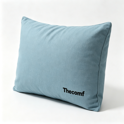 Thecomf Bed Pillow, Soft Breathable Rectangular Sleeping Pillow for Bedroom & Guest Room, Vacuum Compressed Pillow with Skin-Friendly Fabric