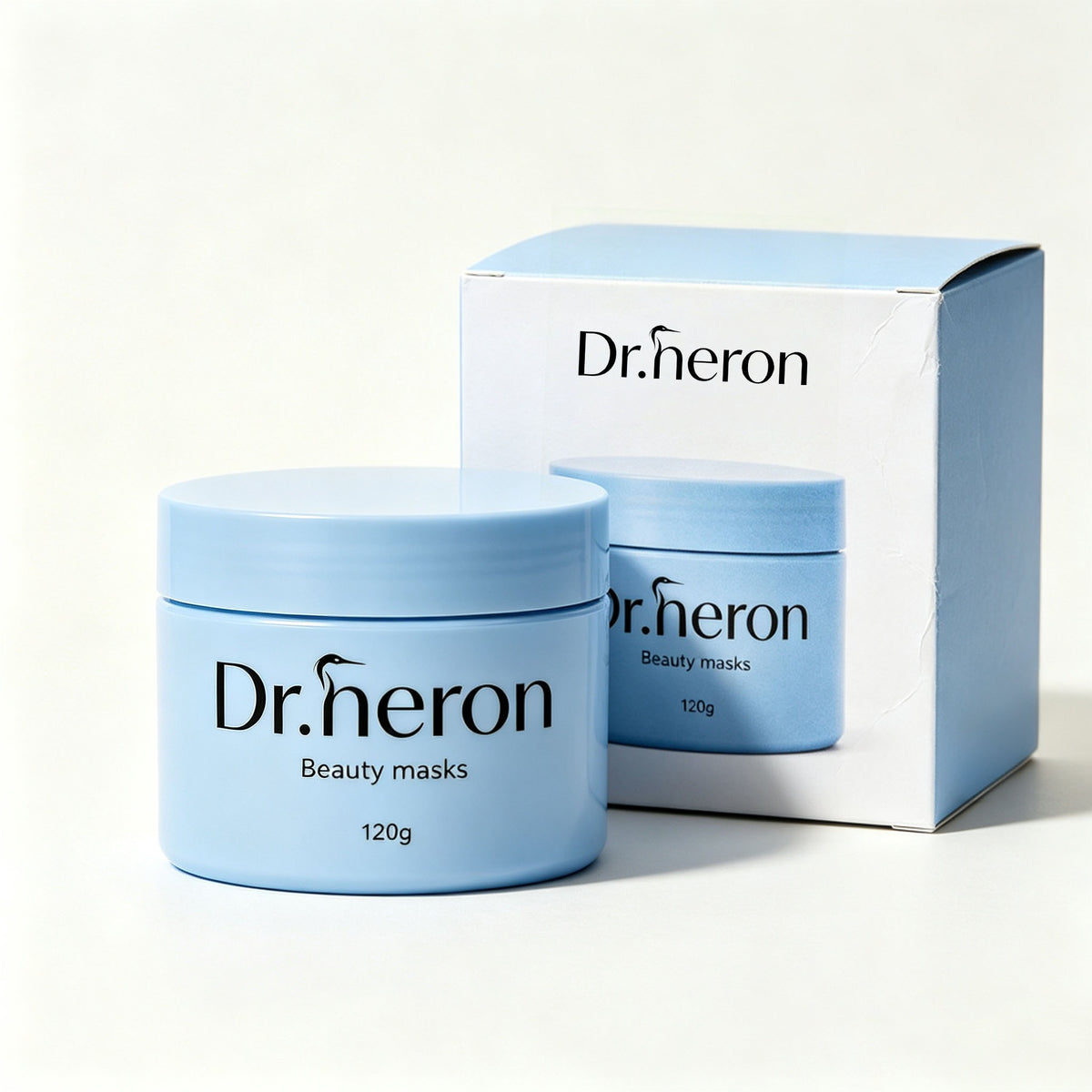 Dr.heron Deep Cleansing Clay Mask, Pore Minimizing Facial Mud Mask, Oil Control & Blackhead Remover, Hydrating Skin Care Beauty Mask For All Skin Types