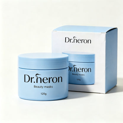 Dr.heron Deep Cleansing Clay Mask, Pore Minimizing Facial Mud Mask, Oil Control & Blackhead Remover, Hydrating Skin Care Beauty Mask For All Skin Types
