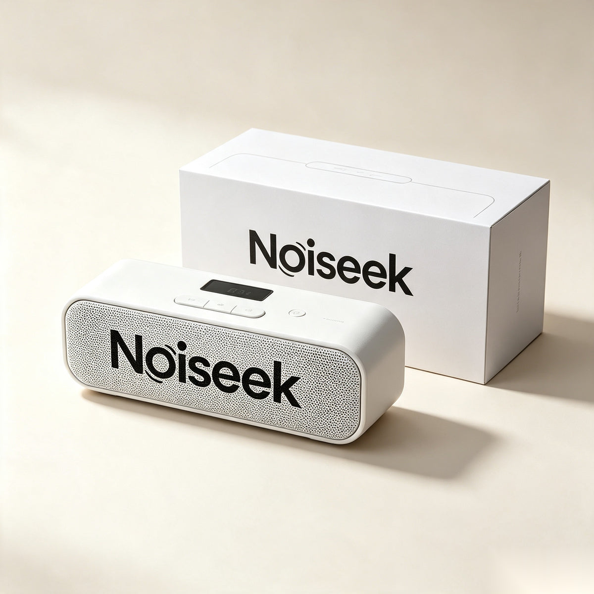 Noiseek Portable Bluetooth Speaker, Compact Wireless Stereo Speaker with Digital Display, Long Playtime Mini Audio Speaker for Home, Camping, Travel & Outdoor Gathering