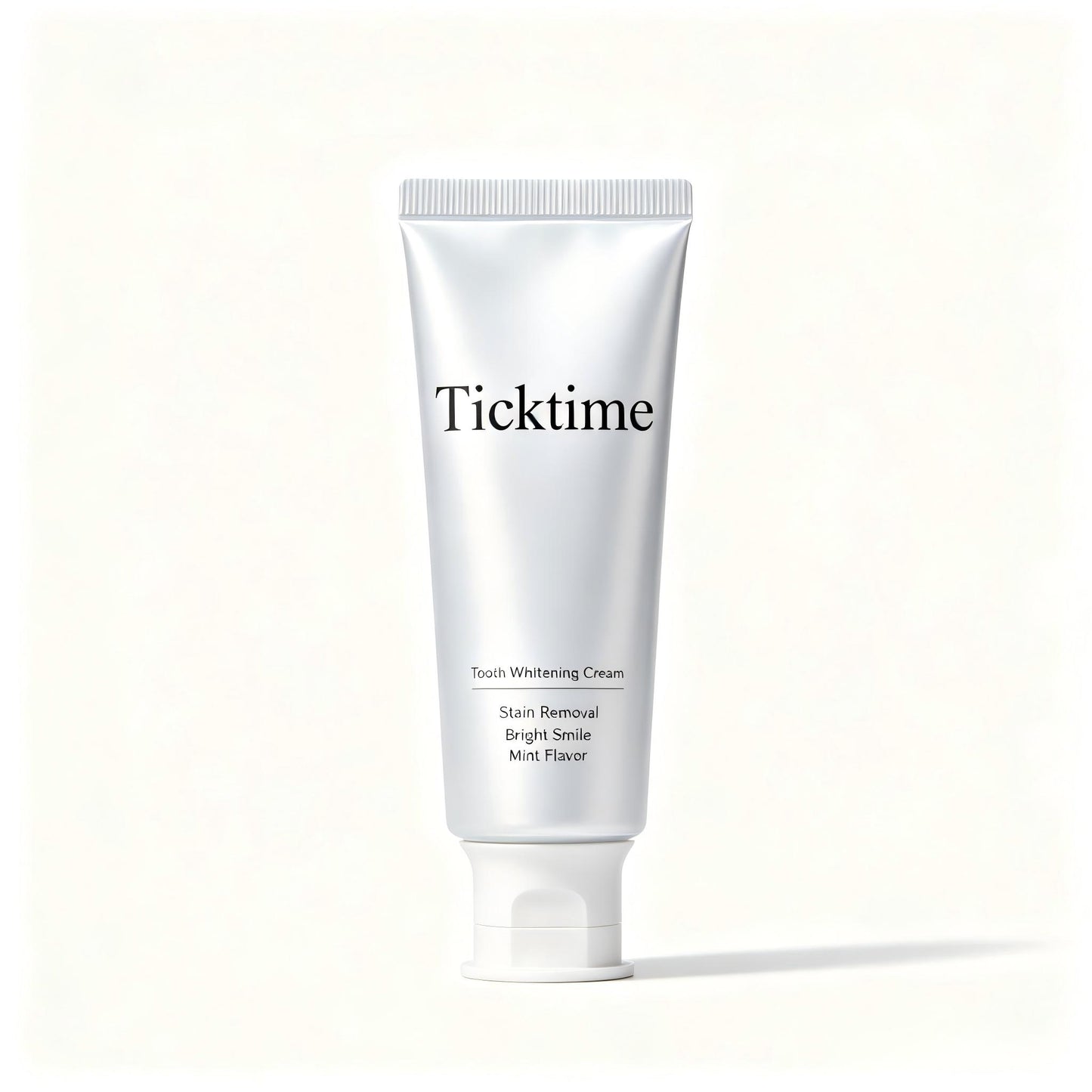 Ticktime Tooth Whitening Cream, Mint Flavor Stain Remover Teeth Brightening Paste, Gentle Deep Clean Teeth Whitener for Coffee Wine Stains, Oral Care Whitening Tooth Cream with Gift Box