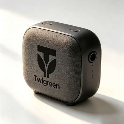 Twigreen Portable Bluetooth Speaker, Compact Wireless Stereo Speaker, Rich Bass, IPX4 Water‑Resistant, Long Playtime for Outdoor, Home, Travel & Party