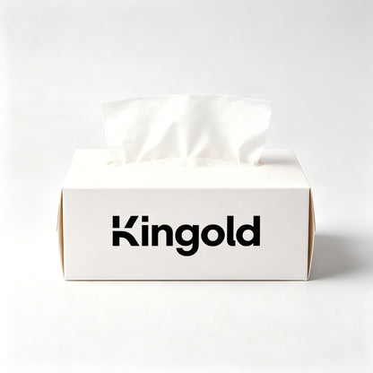 Kingold Boxed Paper Towels, 4-Ply Ultra Soft Virgin Wood Pulp Disposable Pop Up Paper Towels, Unscented Lint-Free Absorbent Napkins for Home Kitchen Bathroom Office Car Daily Use