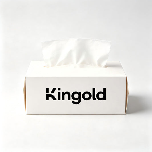 Kingold Boxed Paper Towels, 4-Ply Ultra Soft Virgin Wood Pulp Disposable Pop Up Paper Towels, Unscented Lint-Free Absorbent Napkins for Home Kitchen Bathroom Office Car Daily Use