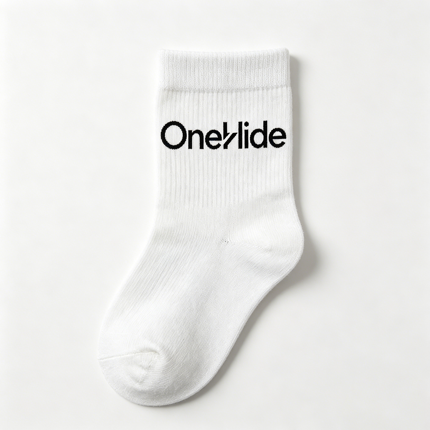 OneHide Premium Crew Socks, Soft Breathable Cotton Socks for Men & Women, Classic White Casual Socks for Everyday Wear, Athletic & Lifestyle