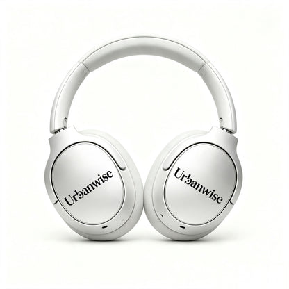 Urbanwise Bluetooth Over-Ear Headphones, Wireless Noise Isolation Headset with Soft Ear Pads, Long Playtime for Travel, Work & Gaming