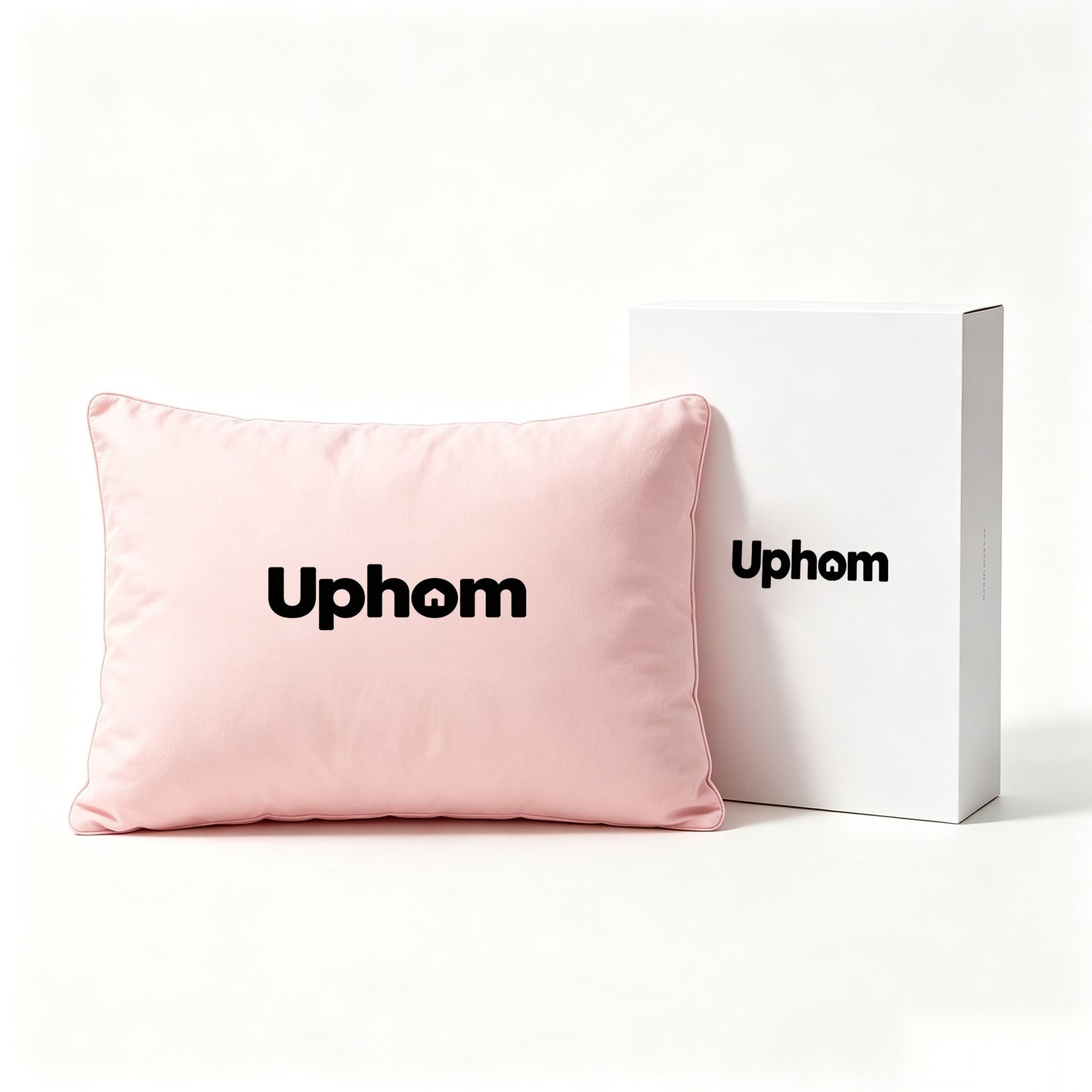 Uphom Soft Bed Sleeping Pillow, Fluffy Support Standard Size Bed Pillow for Side & Back Sleepers, Breathable Skin-Friendly Indoor Sleep Pillow