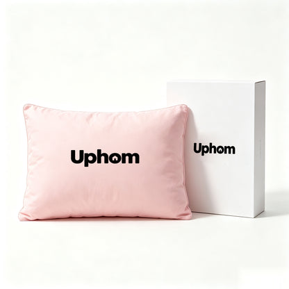 Uphom Soft Bed Sleeping Pillow, Fluffy Support Standard Size Bed Pillow for Side & Back Sleepers, Breathable Skin-Friendly Indoor Sleep Pillow
