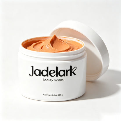 Jadelark Hydrating Brightening Clay Beauty Mask 8.8oz Deep Pore Cleansing Facial Mask for Uneven Dull Skin, Oil Control & Glow Boost Face Mask
