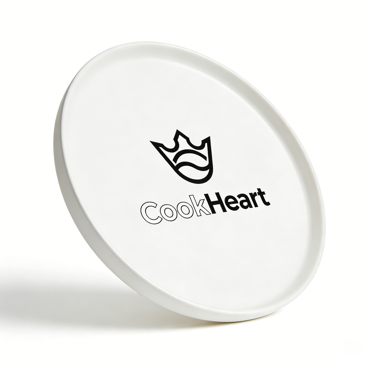 【CookHeart Minimalist Ceramic Dinner Plate】—— Timeless Style for Everyday Dining