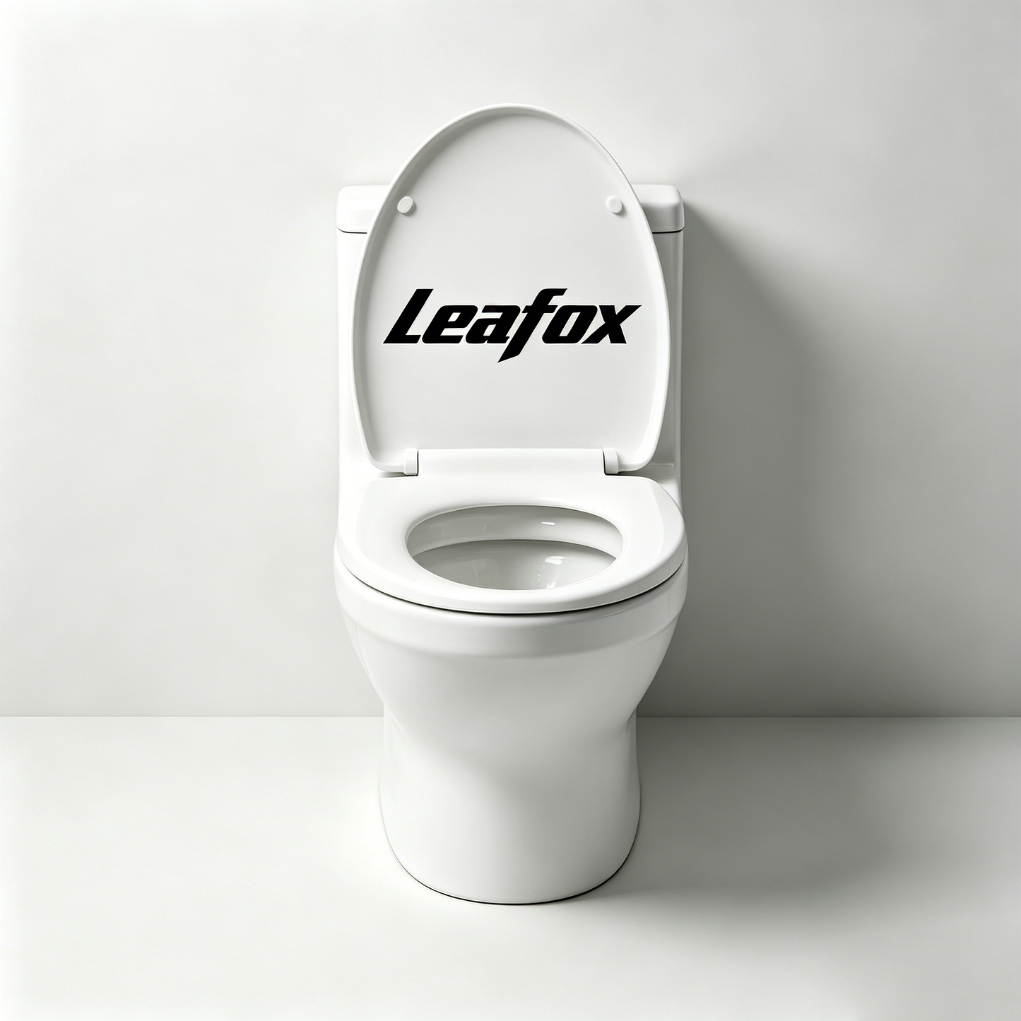Leafox One-Piece Elongated Toilet Bowl, Comfort Height Dual Flush Standard Toilet, Soft Close Quiet Seat, High Efficiency Water Saving, White Gloss Ceramic For Bathroom Home & Commercial Use