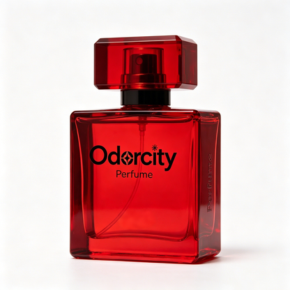 Odorcity Eau de Parfum for Women, Elegant Red Square Bottle Long Lasting Fragrance Daily Casual & Evening Party Perfume Spray