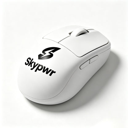 Skypwr Wireless Computer Mouse, Lightweight Ergonomic Wireless Mice, Silent Click Portable Wireless Mouse for Laptop Desktop PC Office Home Use