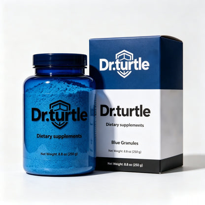 Dr.turtle Blue Granules Daily Dietary Supplement Powder Premium Wellness Support Supplement for Men & Women