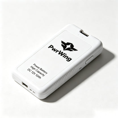 PwrWing 12V 10Ah High Capacity Rechargeable Power Battery, Portable DC Backup Power Supply for Outdoor Home Use