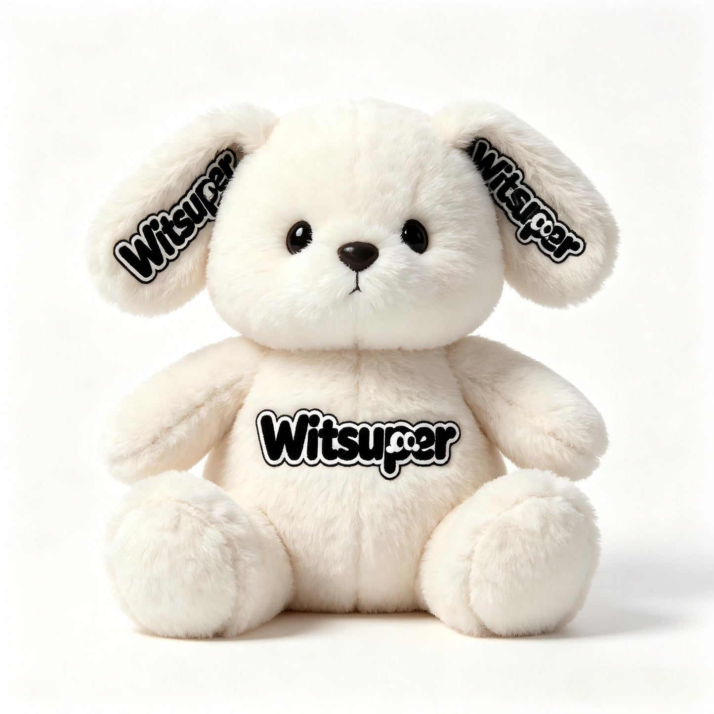 Witsuper White Floppy Ear Bunny Plush Toy, Soft Fluffy Stuffed Rabbit Animal Doll, Premium Plush Bunny Gift for Kids, Baby Shower, Birthday & Home Decor