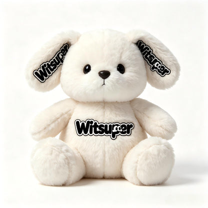 Witsuper White Floppy Ear Bunny Plush Toy, Soft Fluffy Stuffed Rabbit Animal Doll, Premium Plush Bunny Gift for Kids, Baby Shower, Birthday & Home Decor