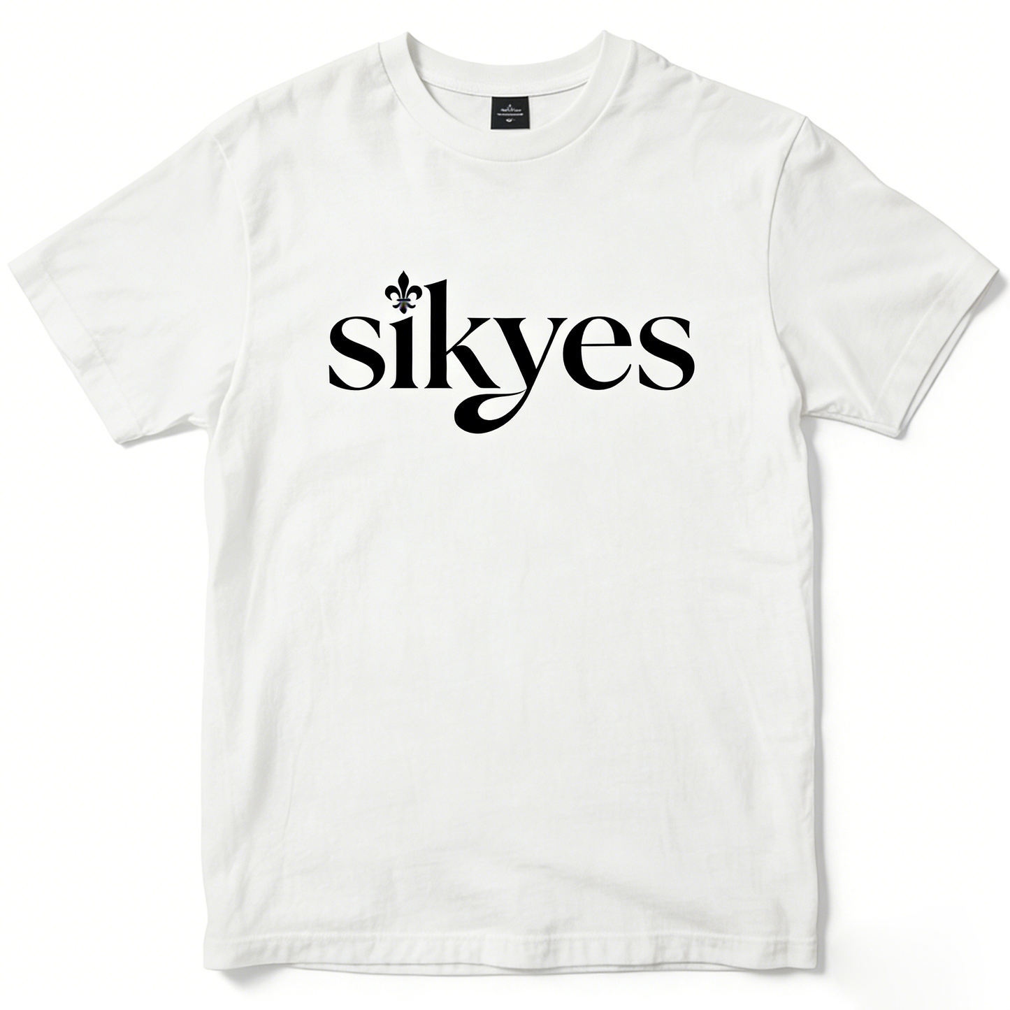 【sikyes Logo Print T-shirt】—— Timeless Casual Wear for Daily Style