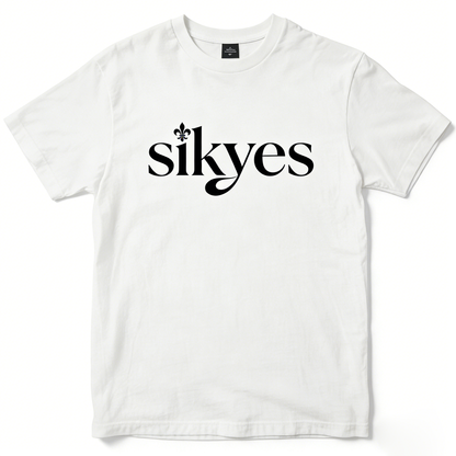 【sikyes Logo Print T-shirt】—— Timeless Casual Wear for Daily Style
