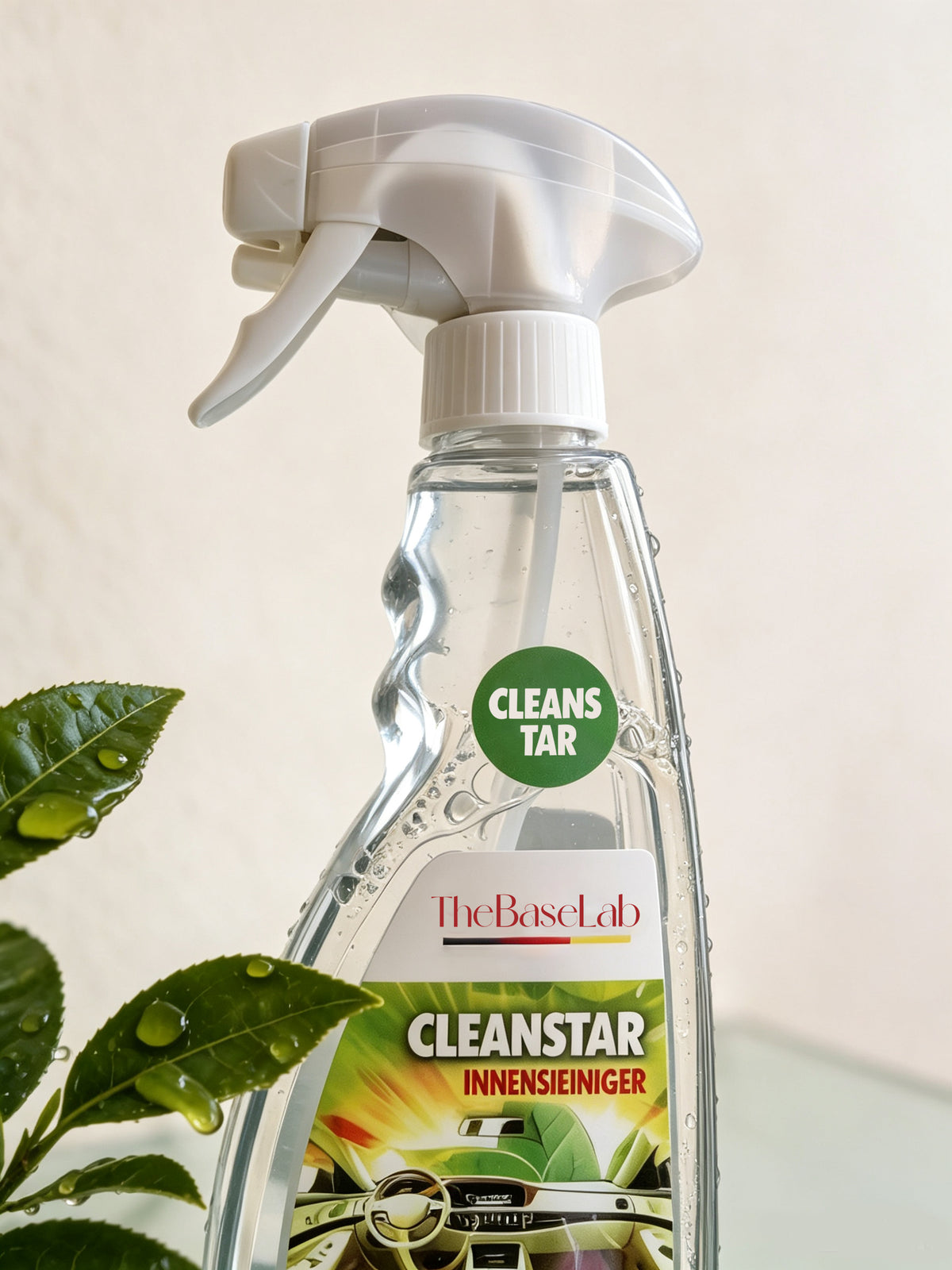 TheBaseLab Automobile cleaners Multi‑Surface Car Interior Cleaner Spray, Quick‑Clean Auto Detailing Stain Remover