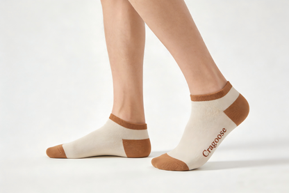 【Cragoose Two-Tone Ankle Socks】—— Comfort & Style for Everyday Wear