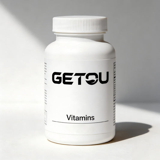 GETOU Daily Multivitamin Tablets, Premium Nutritional Formula for Immune Support & Energy Boost, Easy-to-Swallow Compact Tablets with Secure Screw-Top Lid, Essential Vitamin Supplement for Adults, Busy Professionals & Fitness Enthusiasts