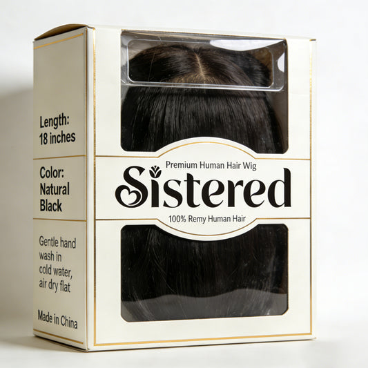 【Sistered Wigs】—— Natural & Luxurious Remy Human Hair Solution