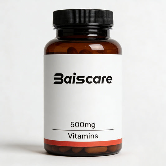 【Baiscare Vitamins】—— 500mg Daily Nutrient Support for Overall Wellness