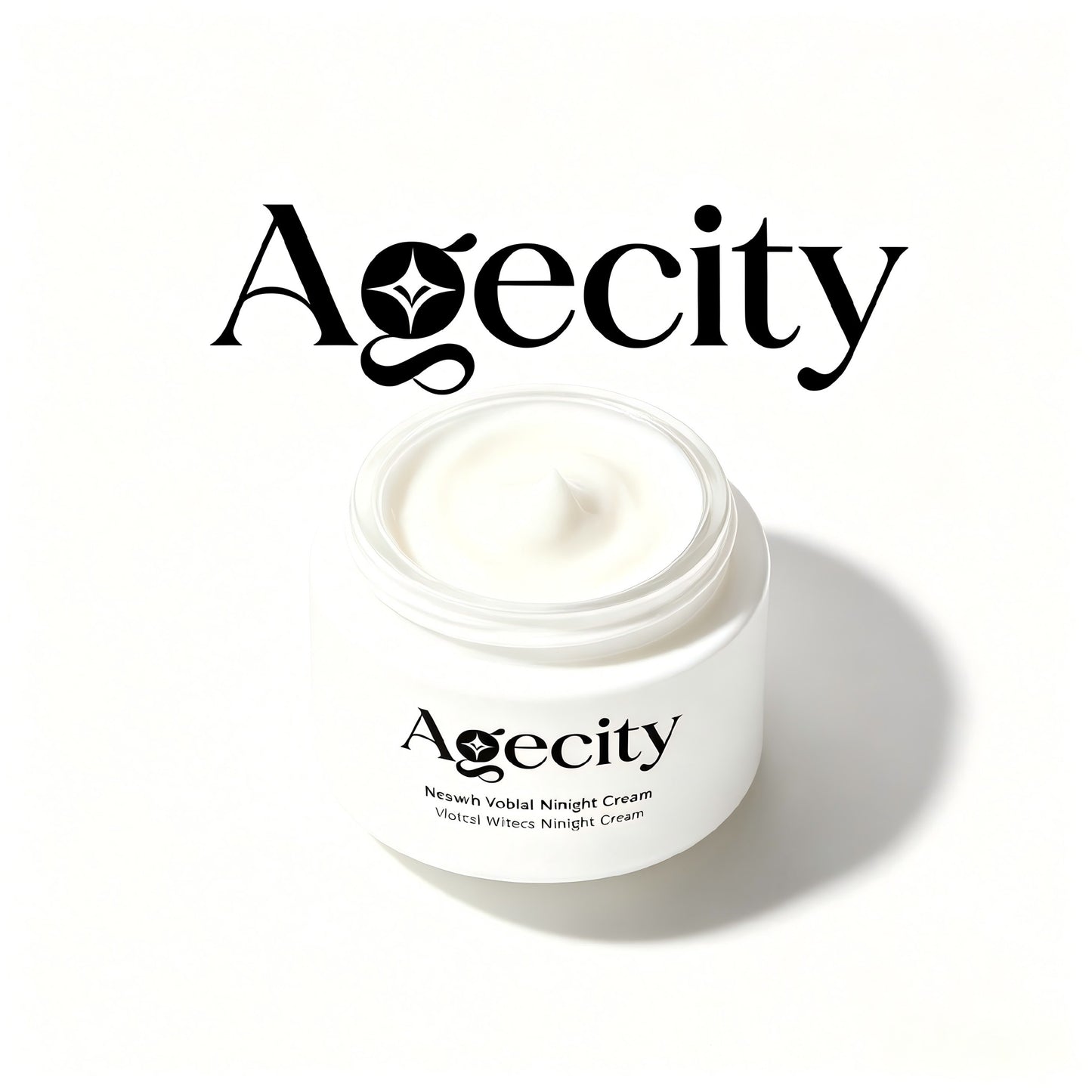 Agecity Night Repair Face Cream, Hydrating Anti-Aging Night Cream for Wrinkles & Fine Lines, Brightening & Barrier Repair, Suitable for Sensitive Skin
