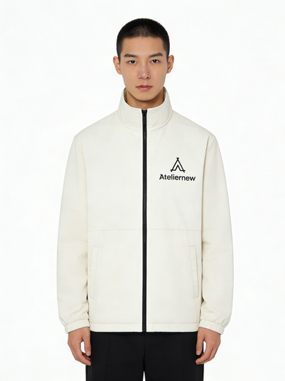 【Ateliernew Stand Collar Zip-up Jacket】—— Versatile & Functional Casual Outerwear