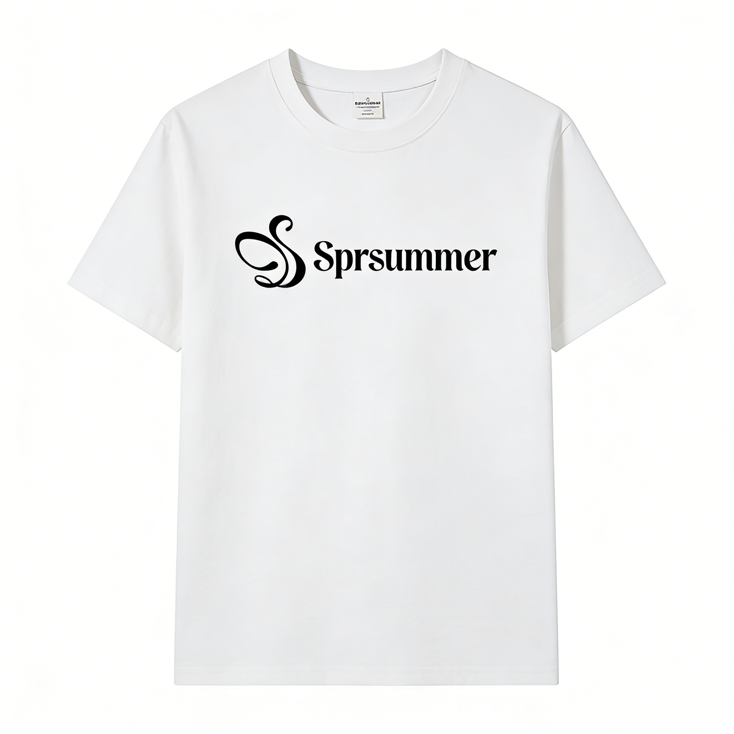 【Sprsummer Logo Print T-shirt】—— Fresh & Casual Daily Essential