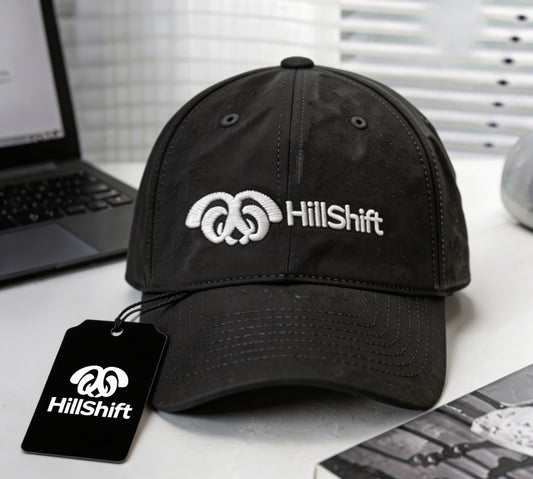 HillShift Unisex Baseball Cap, Quick Dry Lightweight Dad Hat with 3D Embroidery Logo, Adjustable Outdoor Sports Trucker Hat for Men Women