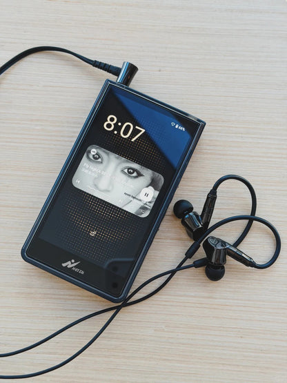 NETZU NW-ZX707 Hi-Res Digital Audio Player, 64GB Lossless MP3 Player with 3.5/4.4mm Dual Audio Jack, Touch Screen HiFi Music Player, Portable Walkman Audio Player for Lossless FLAC WAV APE DSD Playback